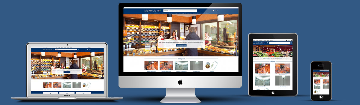 Kleinermann Webdesign - Wordpress Onlineshop - Maier-Licht